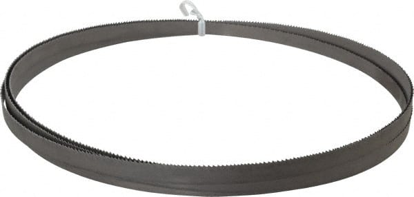 Irwin Blades - 10 to 14 TPI, 14' 5" Long x 1/2" Wide x 0.025" Thick, Welded Band Saw Blade - Bi-Metal, Toothed Edge - Exact Tooling