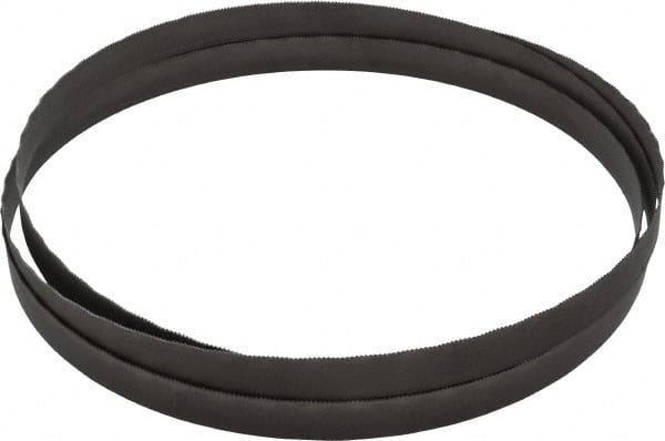 Irwin Blades - 24 TPI, 5' 4-1/2" Long x 1/2" Wide x 0.02" Thick, Welded Band Saw Blade - Bi-Metal, Toothed Edge, Wavy Tooth Set - Exact Tooling