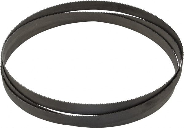 Irwin Blades - 14 TPI, 5' 4-1/2" Long x 1/2" Wide x 0.035" Thick, Welded Band Saw Blade - Bi-Metal, Toothed Edge, Wavy Tooth Set - Exact Tooling