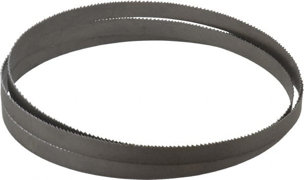 Irwin Blades - 10 to 14 TPI, 5' 5-1/2" Long x 1/2" Wide x 0.025" Thick, Welded Band Saw Blade - Bi-Metal, Toothed Edge - Exact Tooling
