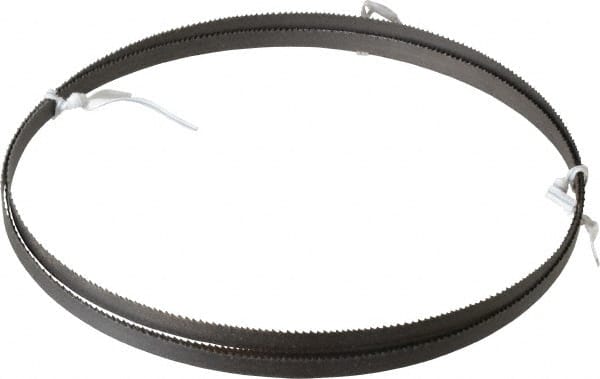 Irwin Blades - 10 to 14 TPI, 6' 10" Long x 3/8" Wide x 0.025" Thick, Welded Band Saw Blade - Bi-Metal, Toothed Edge - Exact Tooling