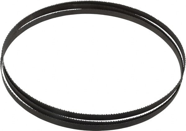 Irwin Blades - 10 to 14 TPI, 6' 8" Long x 3/8" Wide x 0.025" Thick, Welded Band Saw Blade - Bi-Metal, Toothed Edge - Exact Tooling