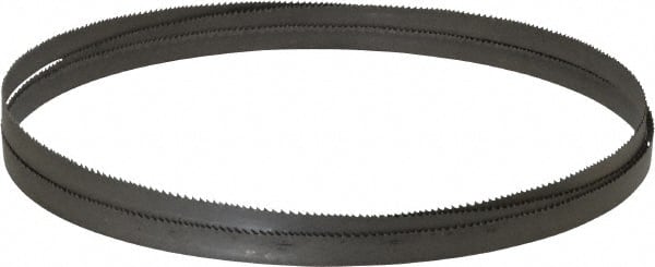 Irwin Blades - 8 to 12 TPI, 7' 11-1/2" Long x 1/2" Wide x 0.025" Thick, Welded Band Saw Blade - Bi-Metal, Toothed Edge - Exact Tooling