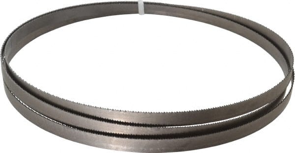 Irwin Blades - 14 TPI, 7' 11-1/2" Long x 1/2" Wide x 0.035" Thick, Welded Band Saw Blade - Bi-Metal, Toothed Edge, Wavy Tooth Set - Exact Tooling