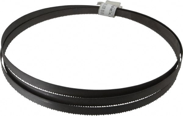 Irwin Blades - 10 TPI, 7' 5" Long x 1/2" Wide x 0.035" Thick, Welded Band Saw Blade - Bi-Metal, Toothed Edge, Raker Tooth Set - Exact Tooling