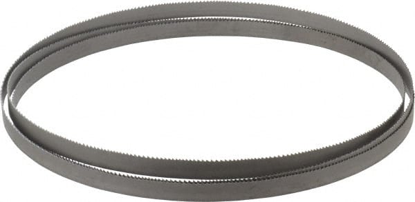 Irwin Blades - 10 to 14 TPI, 7' 8" Long x 1/2" Wide x 0.025" Thick, Welded Band Saw Blade - Bi-Metal, Toothed Edge - Exact Tooling