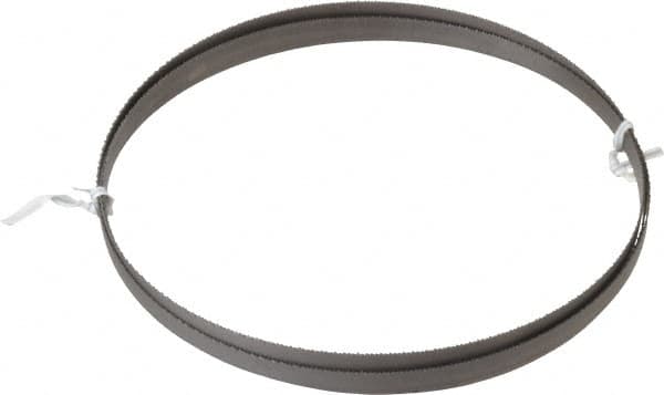 Irwin Blades - 14 TPI, 7' 8" Long x 1/2" Wide x 0.035" Thick, Welded Band Saw Blade - Bi-Metal, Toothed Edge, Wavy Tooth Set - Exact Tooling