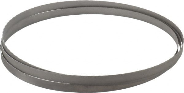 Irwin Blades - 24 TPI, 7' 9-1/2" Long x 1/2" Wide x 0.02" Thick, Welded Band Saw Blade - Bi-Metal, Toothed Edge, Wavy Tooth Set - Exact Tooling