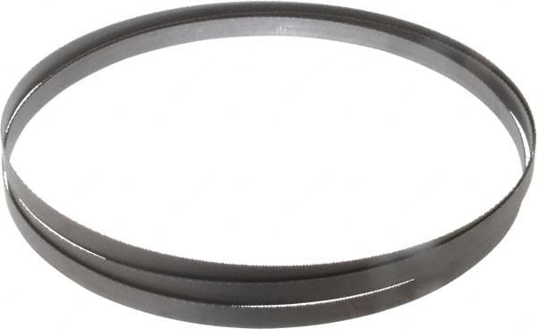 Irwin Blades - 18 TPI, 7' 9-1/2" Long x 1/2" Wide x 0.025" Thick, Welded Band Saw Blade - Bi-Metal, Toothed Edge, Raker Tooth Set - Exact Tooling