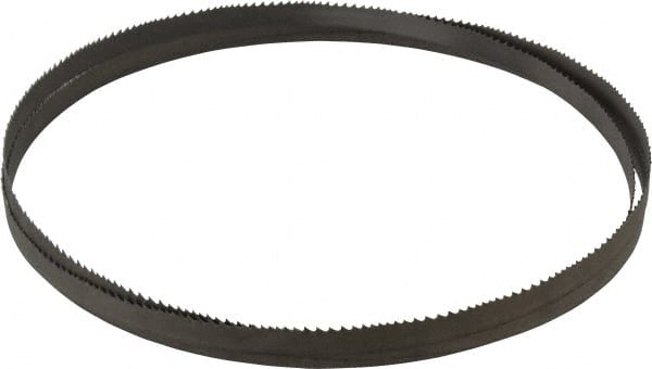 Irwin Blades - 6 to 10 TPI, 7' 9-1/2" Long x 1/2" Wide x 0.025" Thick, Welded Band Saw Blade - Bi-Metal, Toothed Edge - Exact Tooling