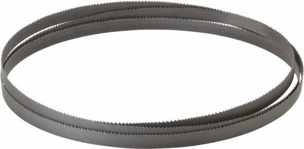 Irwin Blades - 8 to 12 TPI, 7' 5" Long x 1/2" Wide x 0.025" Thick, Welded Band Saw Blade - Bi-Metal, Toothed Edge - Exact Tooling