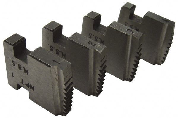 Value Collection - 1-1/2 - 11-1/2 NPT, Right Hand, High Speed Steel, Pipe Threader Die - Ridgid 12-R Compatibility - Exact Tooling