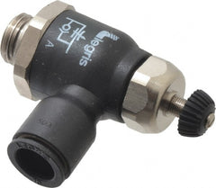 Legris - 10mm Tube OD x 1/4 Male BSPP Compact Meter Out Flow Control Valve - 14.5 to 145 psi, Nylon - Exact Tooling