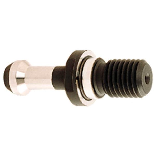 Iscar - BT50 Taper, M24x3 Thread, 30° Angle Radius, Standard Retention Knob - 3.3465" OAL, 0.9055" Knob Diam, 1.7717" from Knob to Flange, 0.2362" Coolant Hole, Through Coolant - Exact Tooling
