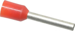 ACI - 16 AWG, Partially Insulated, Crimp Electrical Wire Ferrule - 12mm Long x 2mm Diameter Pin, 18.4mm Overall Length - Exact Tooling