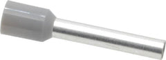 ACI - 12 AWG, Partially Insulated, Crimp Electrical Wire Ferrule - 18mm Long x 3.2mm Diameter Pin, 25-1/2mm Overall Length - Exact Tooling