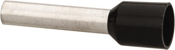 ACI - 10 AWG, Partially Insulated, Crimp Electrical Wire Ferrule - 18mm Long x 3.9mm Diameter Pin, 26mm Overall Length - Exact Tooling