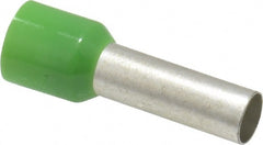 ACI - 6 AWG, Partially Insulated, Crimp Electrical Wire Ferrule - 18mm Long x 6.2mm Diameter Pin, 28.2mm Overall Length - Exact Tooling