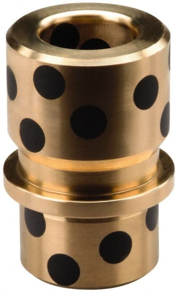 Dayton Lamina - 3" ID x 4-3/8" OAL, Cast Aluminum Bronze, Die & Mold Shoulder Bushing - Shoulder, 4-9/32" Bottom OD, 3-3/4" Top OD, 2-1/2" Under Collar, 2-1/2" Under Collar, 1-7/8" Above Collar - Exact Tooling