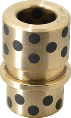 Dayton Lamina - 1" ID x 2-11/16" OAL, Cast Aluminum Bronze, Die & Mold Shoulder Bushing - Shoulder, 1-27/32" Bottom OD, 1-1/2" Top OD, 1-3/4" Under Collar, 1-3/4" Under Collar, 15/16" Above Collar - Exact Tooling