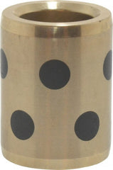 Dayton Lamina - 1-1/2" OAL, 3/4" ID, 1-1/8" Body Diam, Aluminum Bronze, Die & Mold Straight Friction Brushing - Press Fit, Self Lubricating - Exact Tooling