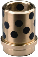 Dayton Lamina - 7/8" ID, 1-1/2" OAL, Die & Mold Shoulder Ejector Bushing - Press-Fit, Self-Lubricating, 1.2505" Body Diam, 1.427" Collar OD, 1" Above Collar, 1/2" Under Collar - Exact Tooling