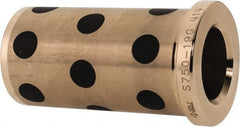 Dayton Lamina - 3/4" ID x 2-3/8" OAL, Aluminum Bronze, Die & Mold Shoulder Bushing - Shoulder, 1-1/8" Bottom OD, 1-1/8" Top OD, 1.3" Collar OD, 2-3/16" Above Collar - Exact Tooling