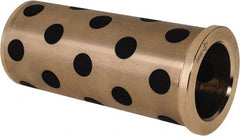 Dayton Lamina - 1-1/2" ID x 4-7/8" OAL, Aluminum Bronze, Die & Mold Shoulder Bushing - Shoulder, 2.0005" Bottom OD, 2.0005" Top OD, 2.18" Collar OD, 4-11/16" Above Collar - Exact Tooling