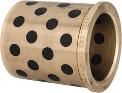 Dayton Lamina - 2" ID x 2-7/8" OAL, Aluminum Bronze, Die & Mold Shoulder Bushing - Shoulder, 2-1/2" Bottom OD, 2-1/2" Top OD, 2.68" Collar OD, 2-11/16" Above Collar - Exact Tooling