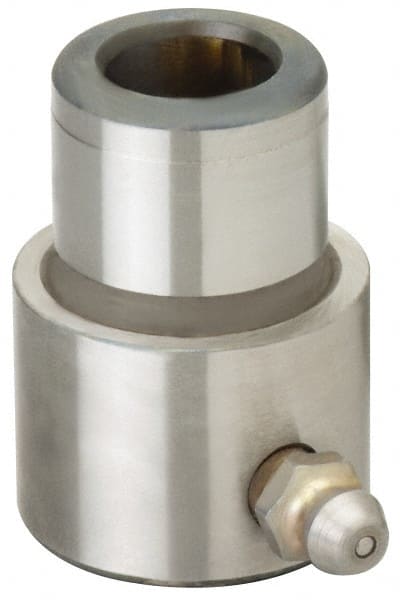 Dayton Lamina - 1/2" ID x 1-1/2" OAL, Steel, Die & Mold Shoulder Bushing - Short Shoulder, 1-1/16" Bottom OD, 13/16" Top OD, 1-1/16" Collar OD, 11/16" Above Collar - Exact Tooling