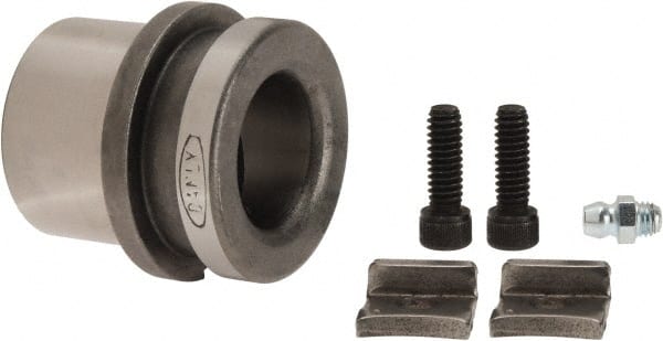 Dayton Lamina - 1" ID x 1-3/4" OAL, Steel, Die & Mold Shoulder Bushing - Short Shoulder, 1.72" Bottom OD, 1-1/2" Top OD, 1.845" Collar OD, 13/16" Under Collar, 15/16" Above Collar - Exact Tooling