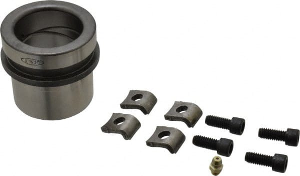 Dayton Lamina - 1-3/4" ID x 2-3/8" OAL, Steel, Die & Mold Shoulder Bushing - Short Shoulder, 2-1/2" Bottom OD, 2-1/4" Top OD, 2.658" Collar OD, 1" Under Collar, 1-3/8" Above Collar - Exact Tooling