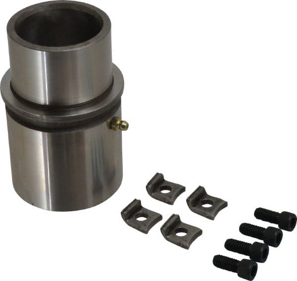 Dayton Lamina - 2" ID x 4-5/8" OAL, Steel, Die & Mold Shoulder Bushing - Extra Long Shoulder, 2.909" Bottom OD, 2-1/2" Top OD, 3.064" Collar OD, 3" Under Collar, 1-5/8" Above Collar - Exact Tooling
