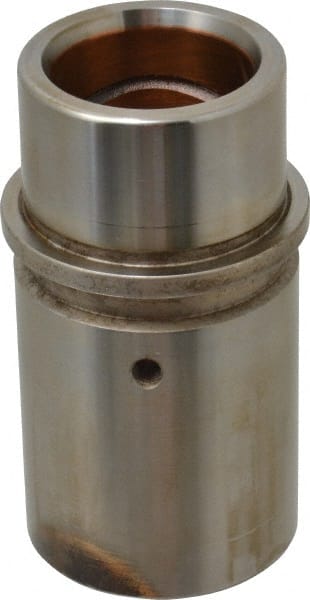 Dayton Lamina - 1-1/2" ID x 4-3/16" OAL, Steel, Bronze Plated Die & Mold Shoulder Bushing - Extra Long Shoulder, 2.19" Bottom OD, 2" Top OD, 2.345" Collar OD, 3" Under Collar, 1-3/16" Above Collar - Exact Tooling