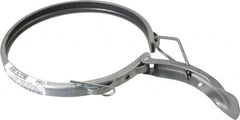 Made in USA - 5" ID Galvanized Duct Clamp with PVC Seal - Exact Tooling