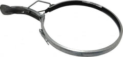 Made in USA - 6" ID Galvanized Duct Clamp with PVC Seal - Exact Tooling