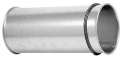 Made in USA - 10" ID Galvanized Duct Adjustable Nipple - 11" Long, 22 Gage - Exact Tooling
