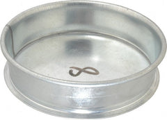 Made in USA - 8" ID Galvanized Duct End Cap - 2" Long, 22 Gage - Exact Tooling