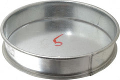 Made in USA - 10" ID Galvanized Duct End Cap - 2" Long, 22 Gage - Exact Tooling