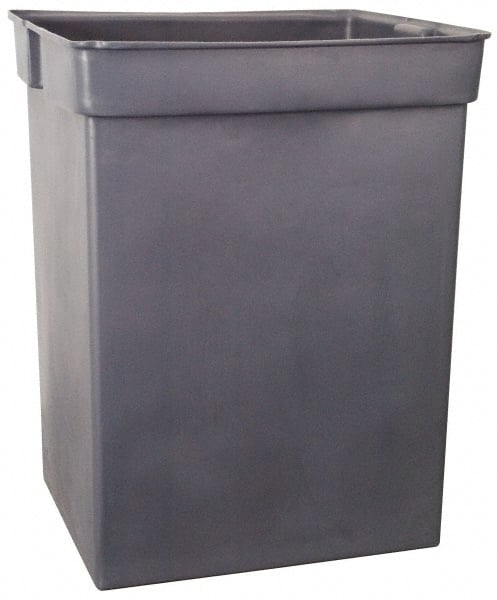 Rubbermaid - 42 Gal Rectangle Plastic Rigid Trash Can Liner - 23-1/4" Long x 20-1/4" Wide x 29" High, Compatible with Container Series Glutton - Exact Tooling