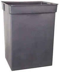 Rubbermaid - 42 Gal Rectangle Plastic Rigid Trash Can Liner - 23-1/4" Long x 20-1/4" Wide x 29" High, Compatible with Container Series Glutton - Exact Tooling
