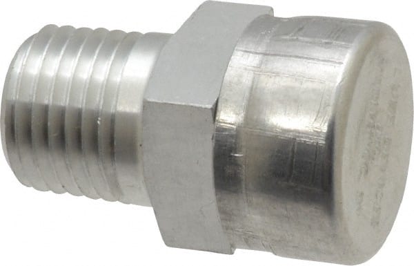LDI Industries - 1/4 Thread, Aluminum, Protected Vent - 1-3/16" High, 3/4" Hex Flats Diam - Exact Tooling