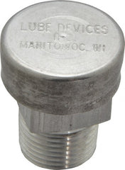 LDI Industries - 3/8 Thread, Aluminum, Protected Vent - 1-1/4" High, 1" Hex Flats Diam - Exact Tooling