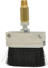 LDI Industries - 2-1/4" Long Brush, 2-1/4" Width/Diam, PTF Thread Oil Reservoir Lubrication Brushes - 1-5/32" Bristle Length, 250°F, 2-3/8" Length Under Mounting Thread, Straight Shank - Exact Tooling