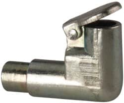 Gits - Die Cast Zinc, Zinc Plated, Plain Drive One Piece, Elbow Oil Hole Cover - 0.253-0.255" Drive Diam, 1/4" Drive-In Hole Diam, 1/4" Drive Length, 11/16" Overall Height - Exact Tooling