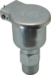 Gits - 11/32 Ounce Capacity, 1/4-18 Thread, Steel, Zinc Plated, Brazed Body Oil Cup - 2" High, 3/8" Thread Length, Gravity Feed - Exact Tooling