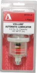 Alemite - 1.22 Ounce Reservoir Capacity, 1/8 NPTF Thread, Steel, Spring-Loaded, Grease Cup and Lubricator - -40 to 65.56°C Operating Temp, 0.15 to 0.24 Bar Operating Pressure - Exact Tooling