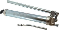Alemite - 5,000 Max psi, Rigid Lever Grease Gun - 24 oz Capacity, 1/4 Thread Outlet, 10 Strokes per oz, 3-Way, Cartridge, Refill & Suction Fill, Includes Coupler & Loader Fitting - Exact Tooling