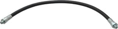 Alemite - 18" Long, 6,000 psi Operating Pressure, Thermoplastic Grease Gun Hose - 1/8 NPTF, 12,000 psi Burst Pressure - Exact Tooling