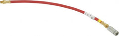 Alemite - 18" Long, 4,800 psi Operating Pressure, Grease Gun Hose & Coupler Assembly - 1/8 NPTF - Exact Tooling